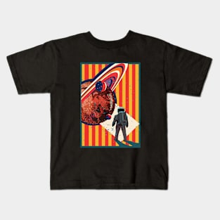 An Astronaut On Mars Kids T-Shirt